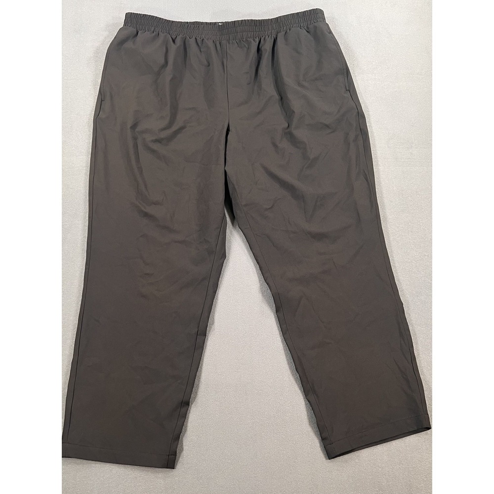 Vera Wang Simply Vera XL Black Pull On Pants High Rise Elastic Waist w/Pockets